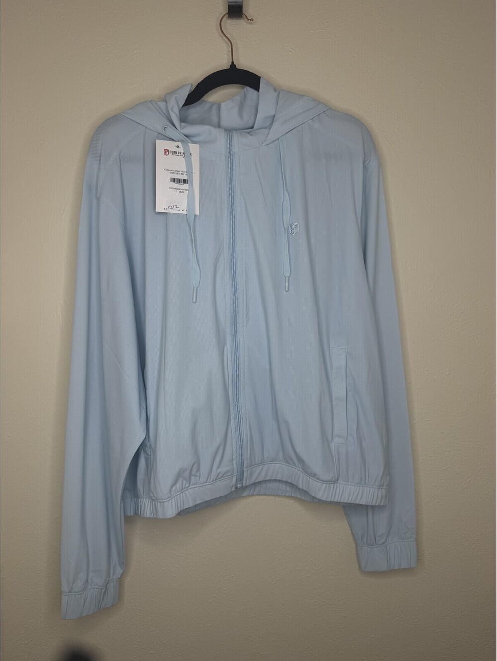 Born Primitive Hooded Zip-Up Jacket Blue Women's Size L NWT